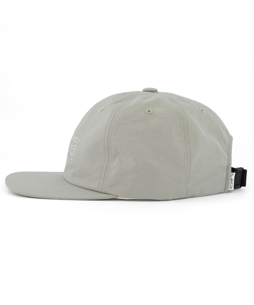 Eondeokeonteulol Summer Nylon Flat Brim Snapback Unisex Baseball Cap Uc Line Duplex / Nylon F B / O Grey