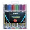 Marker do tablic suchościeralnych Artline w twardym etui 2mm Asortyment