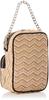 X-girl Faux Leather Piping Shoulder Bag, Women's, Beige, Free Size