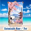 Beach Towel Custom Name Text, Quick Dry Large Towel For Beach HomeSnoopy Peanuts
