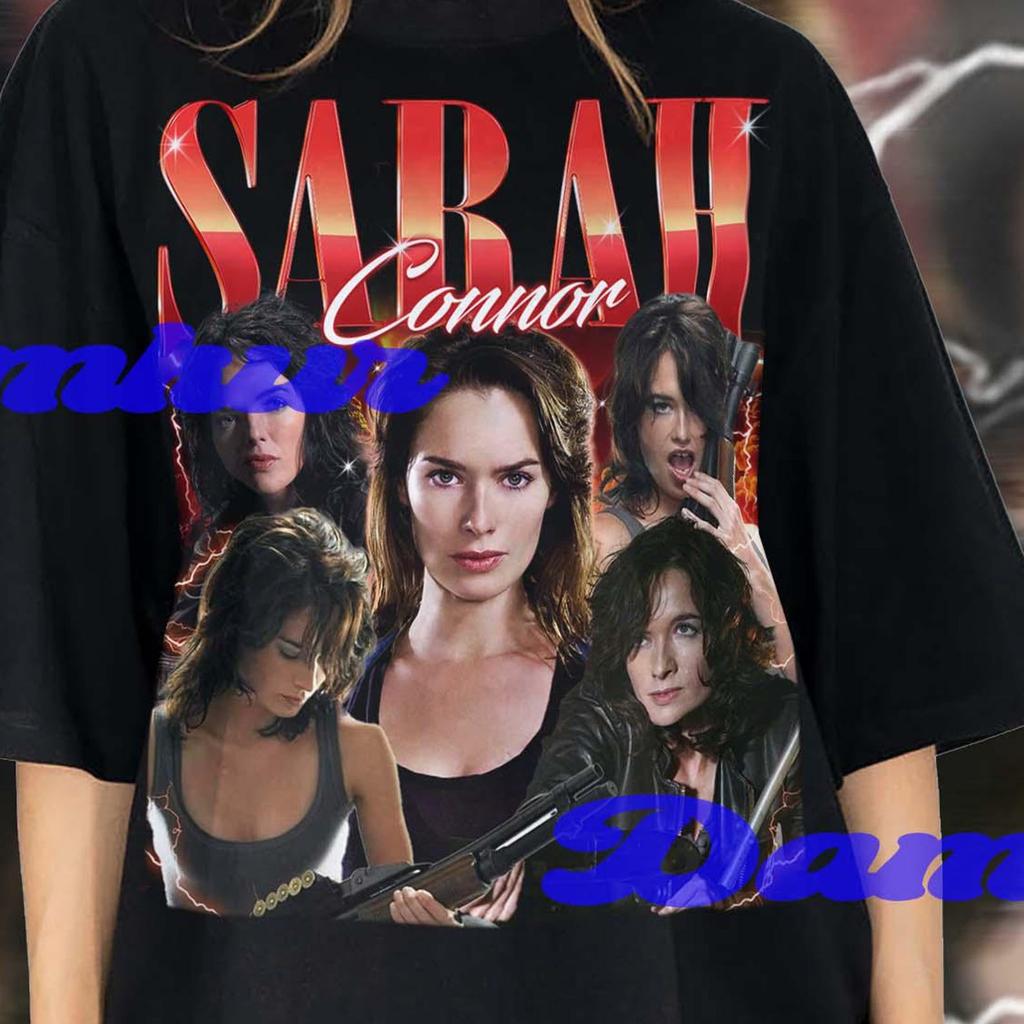 Maglietta Sarah Connor, Maglietta Vintage Sarah Connor, Magliette Retro Fan Sarah Connor, Maglione Sarah Connor Anni '90, Maglietta Regalo Merch Sarah Connor per Lei