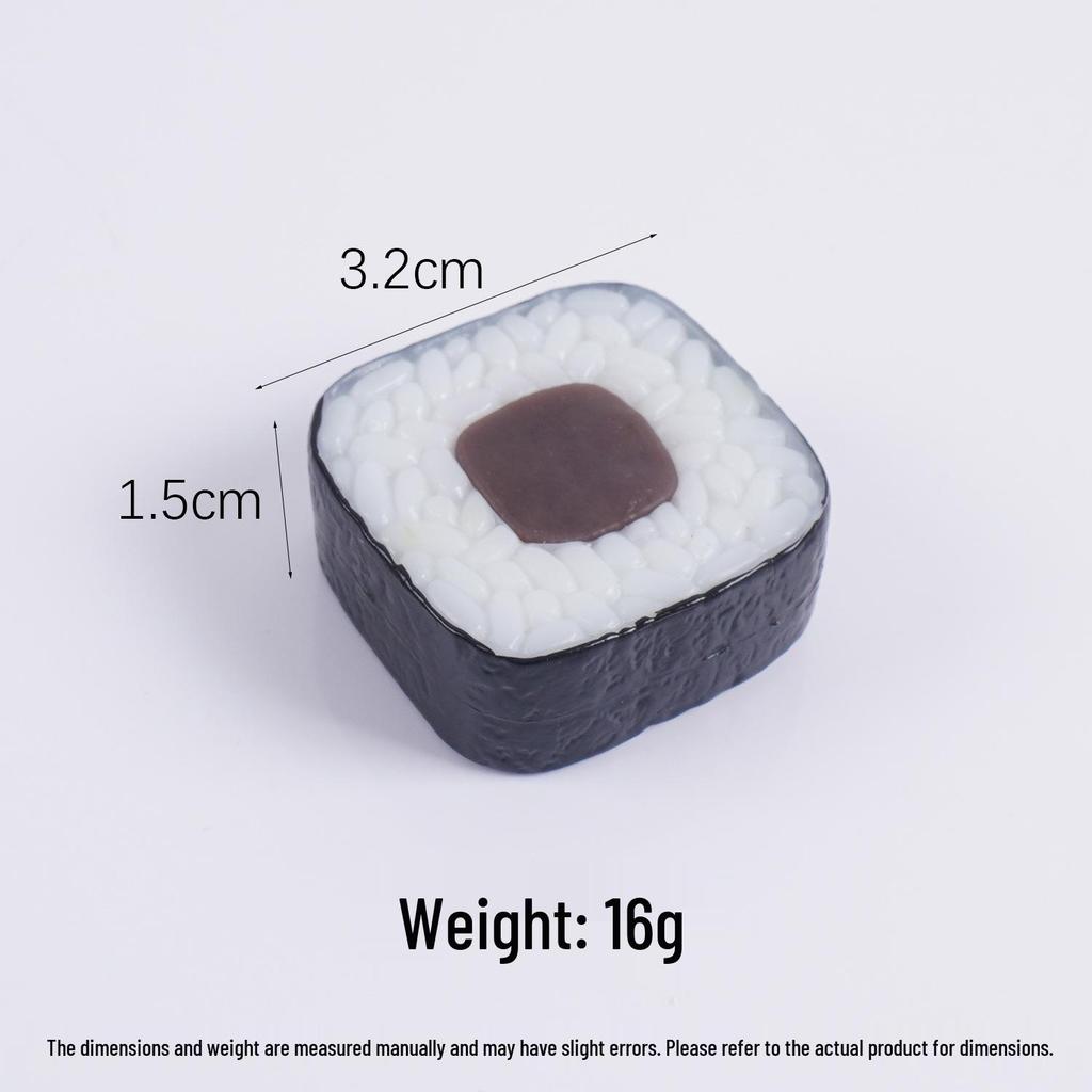 Onigiri Nori Rice Square Sushi Keychain Toy Pendant