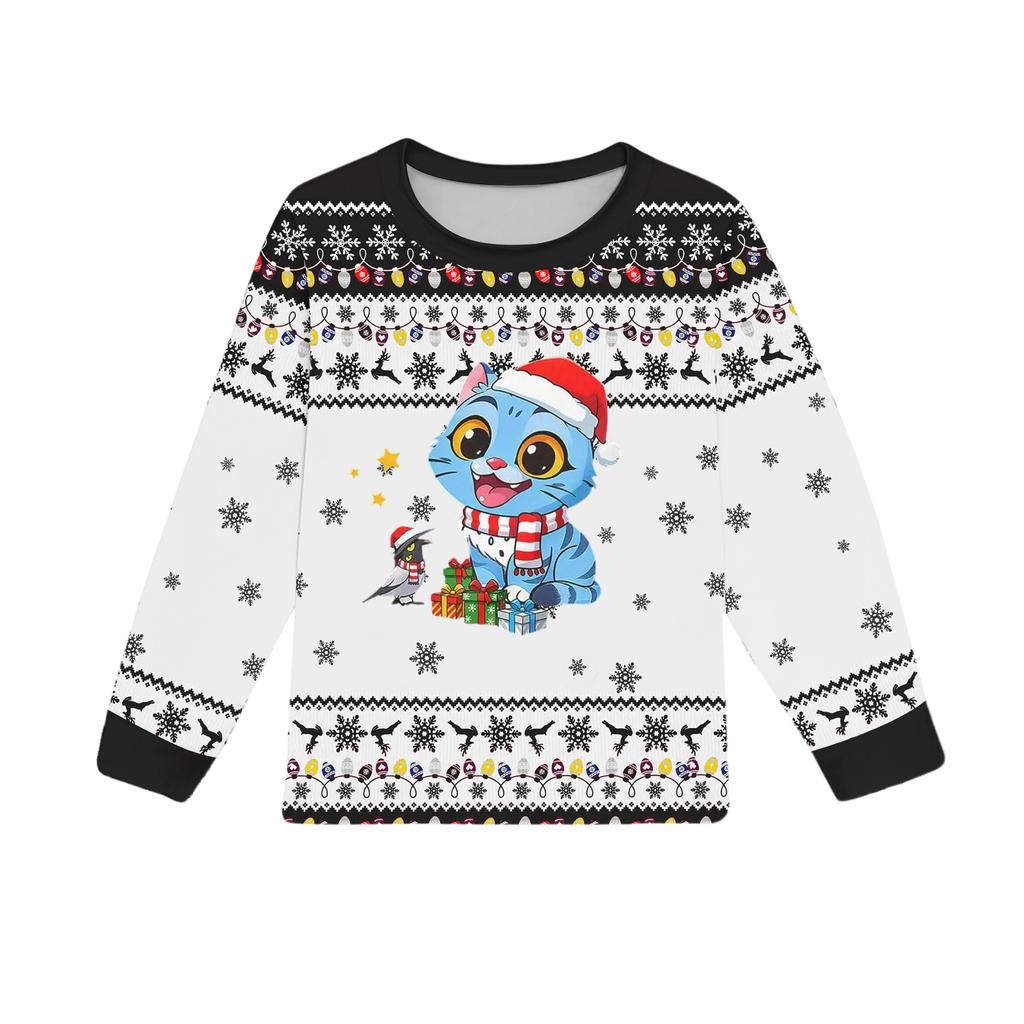 Girls Pants Set Kids Tee Shirt 2PCS Long Sleeve Cartoon Clothing Outfit