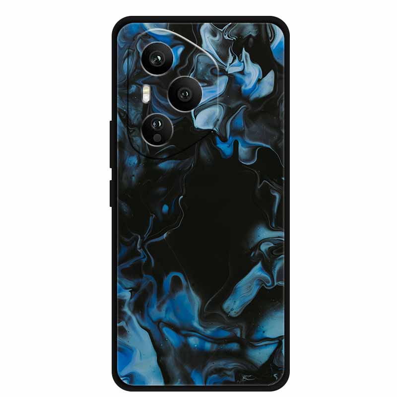 For Honor 400 Pro 5G Case Honor 400 5G Marble Painted Silicone Back Cover Cases for Honor 400 Pro/ 400 TPU Black Case 400 Pro 5G