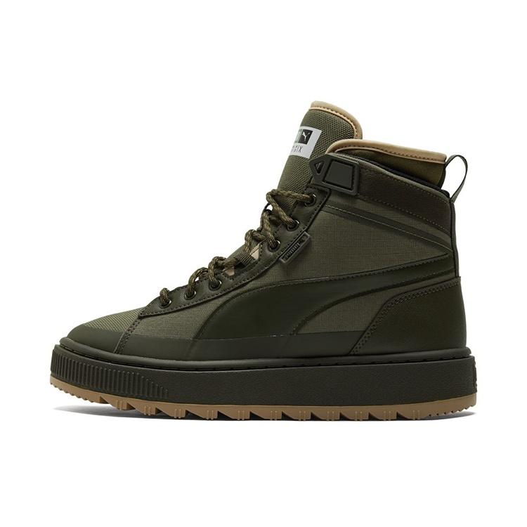 PUMA Unisex Suede Mid WTR Sneakers Green Men s 380708-03 EU 37