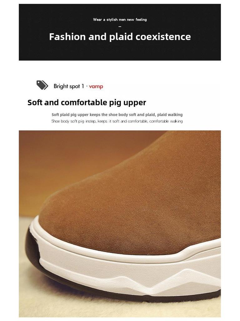 Pánské zimní boty do sněhu: Odolné proti chladu, Vodotěsné, Izolované do -40°, Hřejivý silný samet, Ideální pro severovýchodní zimy.