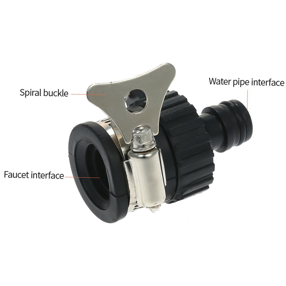 Wasserhahnadapter,   Wasserhahn-Schlauchverbinder Wasserhahn-Schlauchadapter mit   Stahlklemme