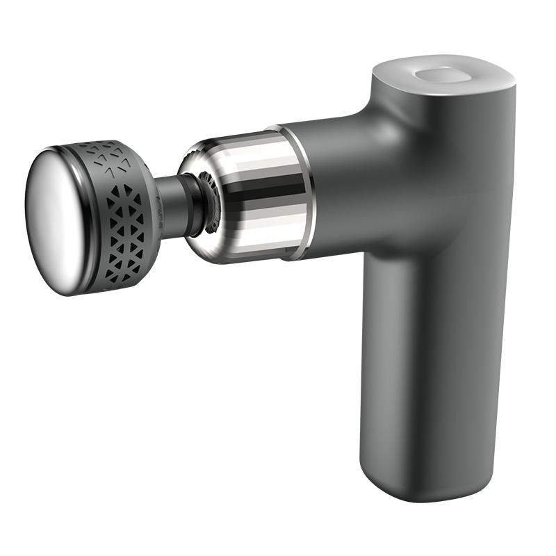 

Профессиональный массажный пистолет горячий холодный массаж мышц новый фасциальный пистолет для снижения шума глубокая релаксация фитнес мышцы тела спина Type C Charge серый