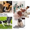Dog Toys, Dog Plush Toy for Large Breed, Cute Squeaky Dog Toys with Crinkle Paper, Dog Chew Toys for Puppy, Small, Middle, Big Dogs (Cow)