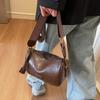 Oft Leather Texture Women's Bag New Simple Temperament Versatile Bag Oston Pillow Bag Shoulder Messenger Bag