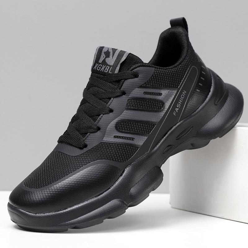 

City sports outdoor fashion new technology step casual sports shoes travel rubber foam lightweight men s shoes 44 черный серый