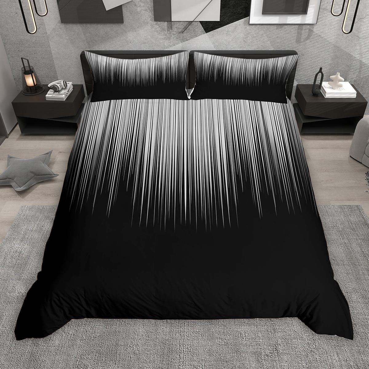 

Комплект пододеяльника Homewish с градиентными линиями 2 шт./3 шт., Неоново-красный серый голубой комплект постельного белья, Черный зеленый синий розовый комплект пододеяльника DE XS 100x135cm 2pcs&set