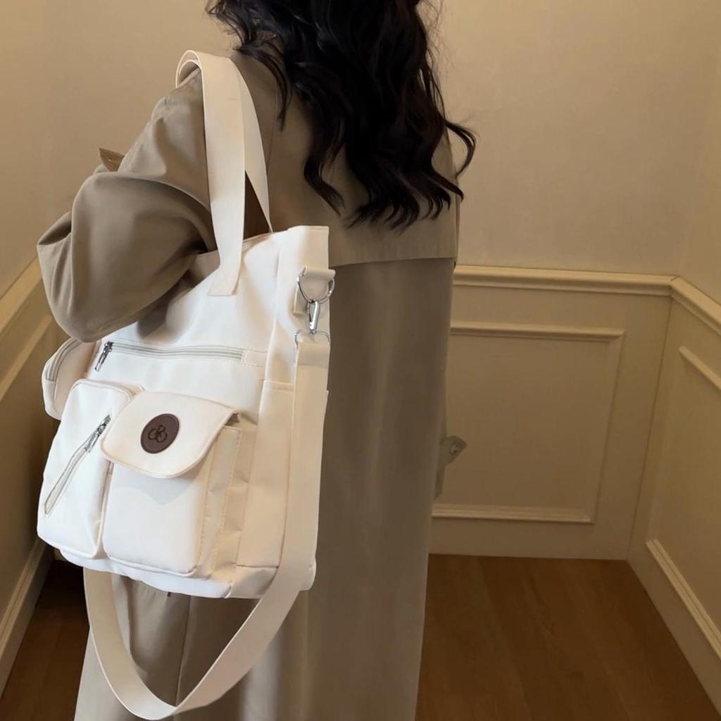 Crossbody Handbag Women's Multi-Pocket Tote Bag Lightweight Capacity Commuter Shoulder Bag