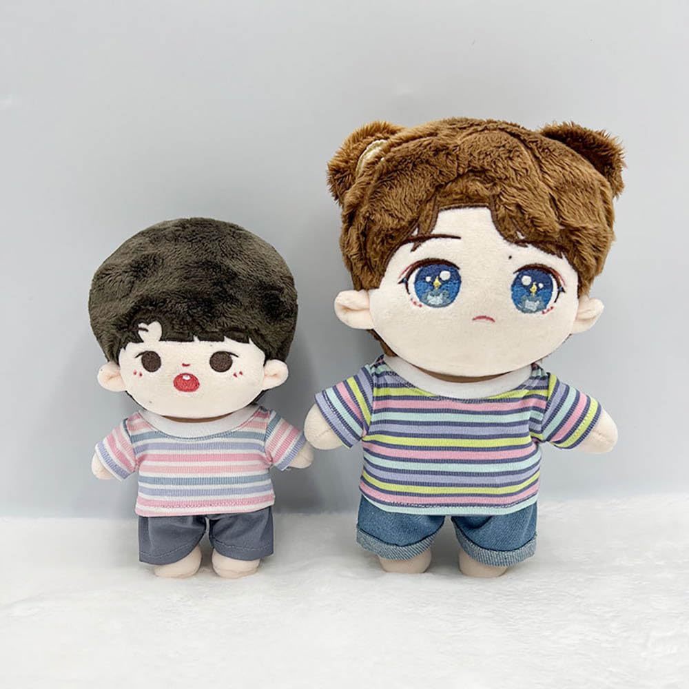 Niannyyhouse 10cm, 15cm, 20cm Plush Clothes, Jeans, Pants, Dress-Up, Cotton Doll, Accessories (b2, 15cm)