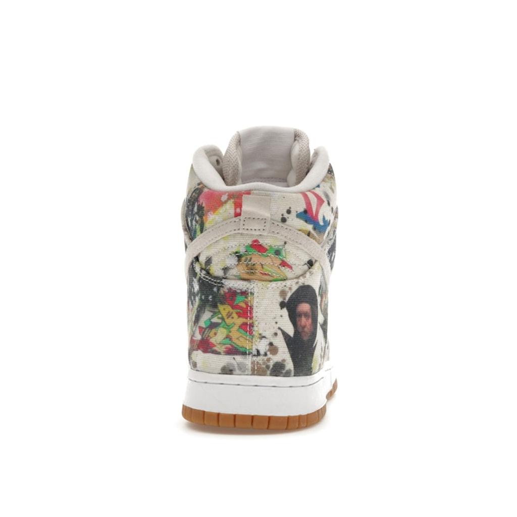 Supreme X Nike Dunk High SB Rammellzee Men Sneakers White Multi-Color FD8779-100