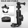 Motorcycle Bike Camera Mount Aluminum Alloy Quick Release Handlebar Adapter for 12/11/ X4 Cameras Holder with Quick Lock