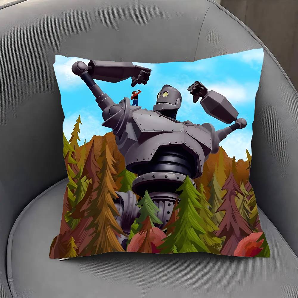 The Iron G-Giant Animated Movie Pillow Case Sofa Cushion Cover Room Home Decoration