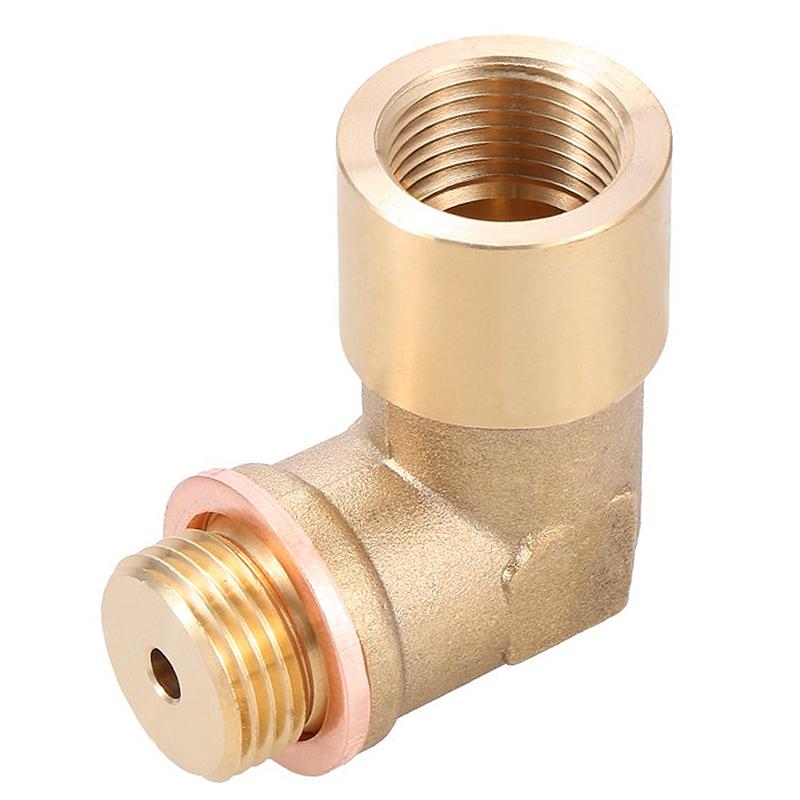 Semoic Angle 90/° Lambda O2 Oxygen Sensor Extender Spacer For Decat Hydrogen