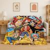 Classic Anime One P-Piece Cartoon Zoro Soft Flannel Throw Blanket,Cozy Blanket for Bed,Couch,Sofa,Bedroom,Living Room,Travel