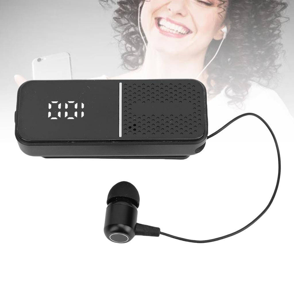 Wireless Lavalier Hdset Call Vibration Digital Display Wireless Rbuds