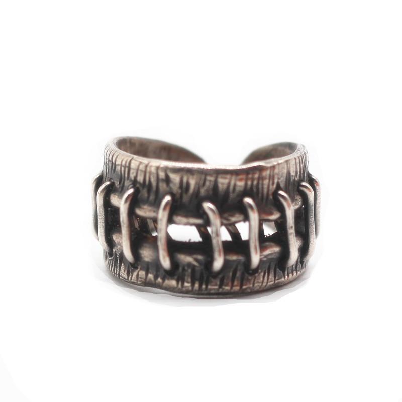 Anello Retro Punti Avvolti Per Uomo Punk Gotico Hiphop Anello Aperto Gioielli Unisex Accessori Regalo