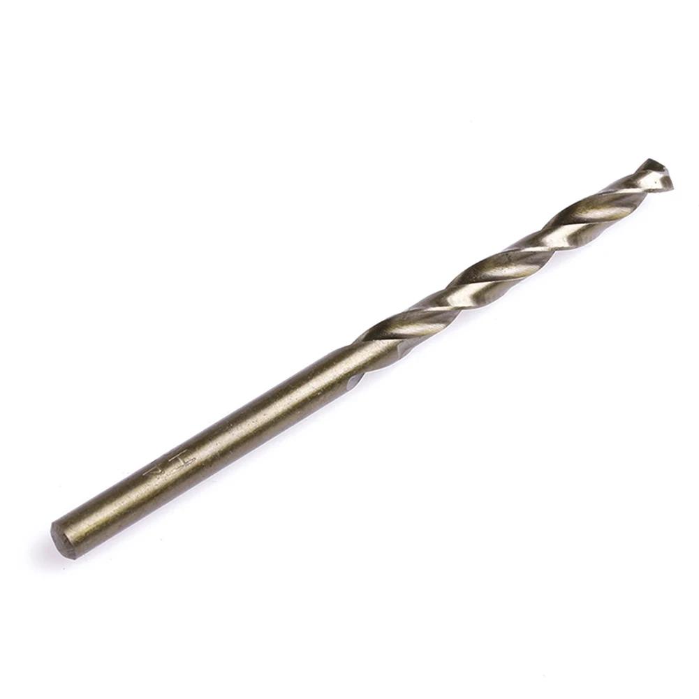 10pcs 1-5mm Drill Bit Set HSS M35 Cobalt Straight-shank Drill Round Shank For Opening Stainless Steel Iron Aluminum