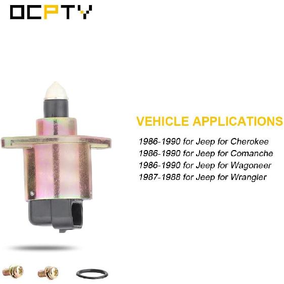 OCPTY 2H1141 217203 8983503643 AC301 83503643 Клапан холостого хода подходит для 1986-1990 для Jeep Cherokee | 1986-1990 для Jeep Comanche | 1986-1990 для