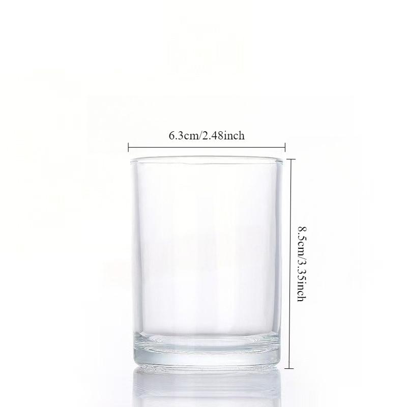 180ml/230ml Straight Glass Cup Transparent Water Cup Snowflake Shaped Glass Cup Cocktail Glass Drinking Glasses New Year Gift 1pcs