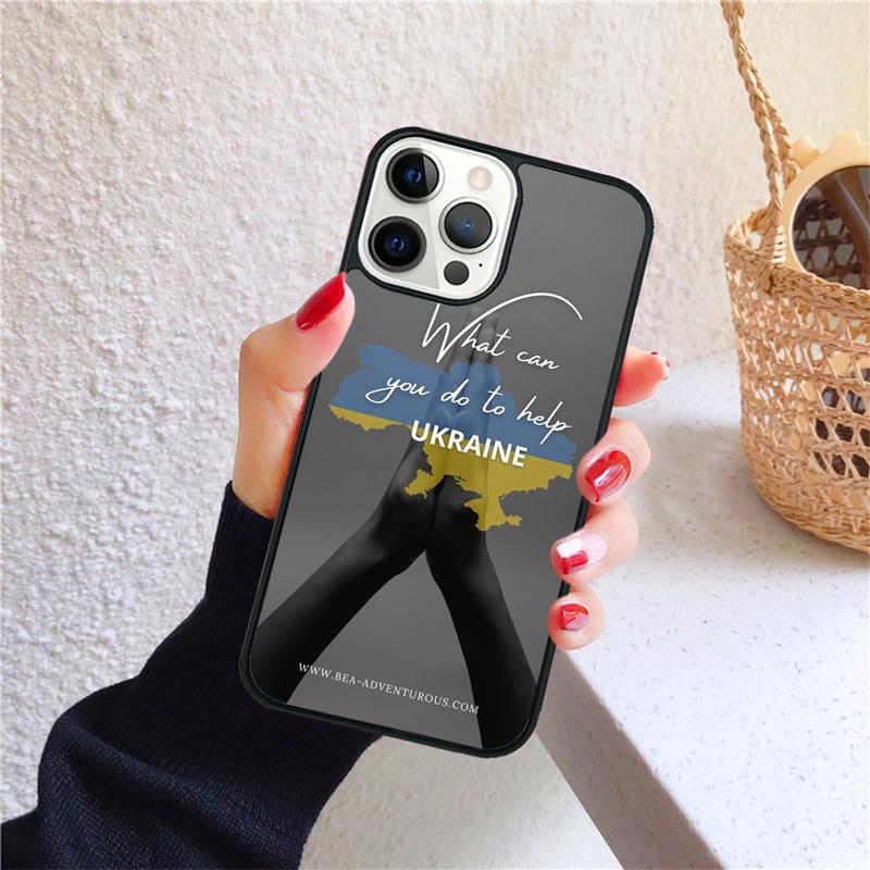 

U-U-U-kraine Style Ukrainian Ethnic Phone Case Cover For iPhone 17 Air 16 15 14 12 13 Pro Max Plus coque Fundas iPhone 14