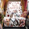 Horse Love Happiness And Freedom Customizable Outdoor Blanket Customize Text Comfortable Suitable For Picnics Outdoor Travel And Camping Sofa Office