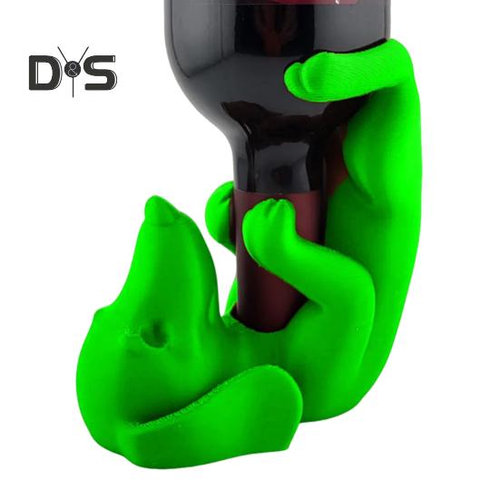 Dackel-Weinflaschenhalter, PLA-Hundefigur, Bierflaschen-Ausstellungsstand, Organizer-Rack, Home, Küche, Bar, Esstisch, Schreibtisch-Dekoration