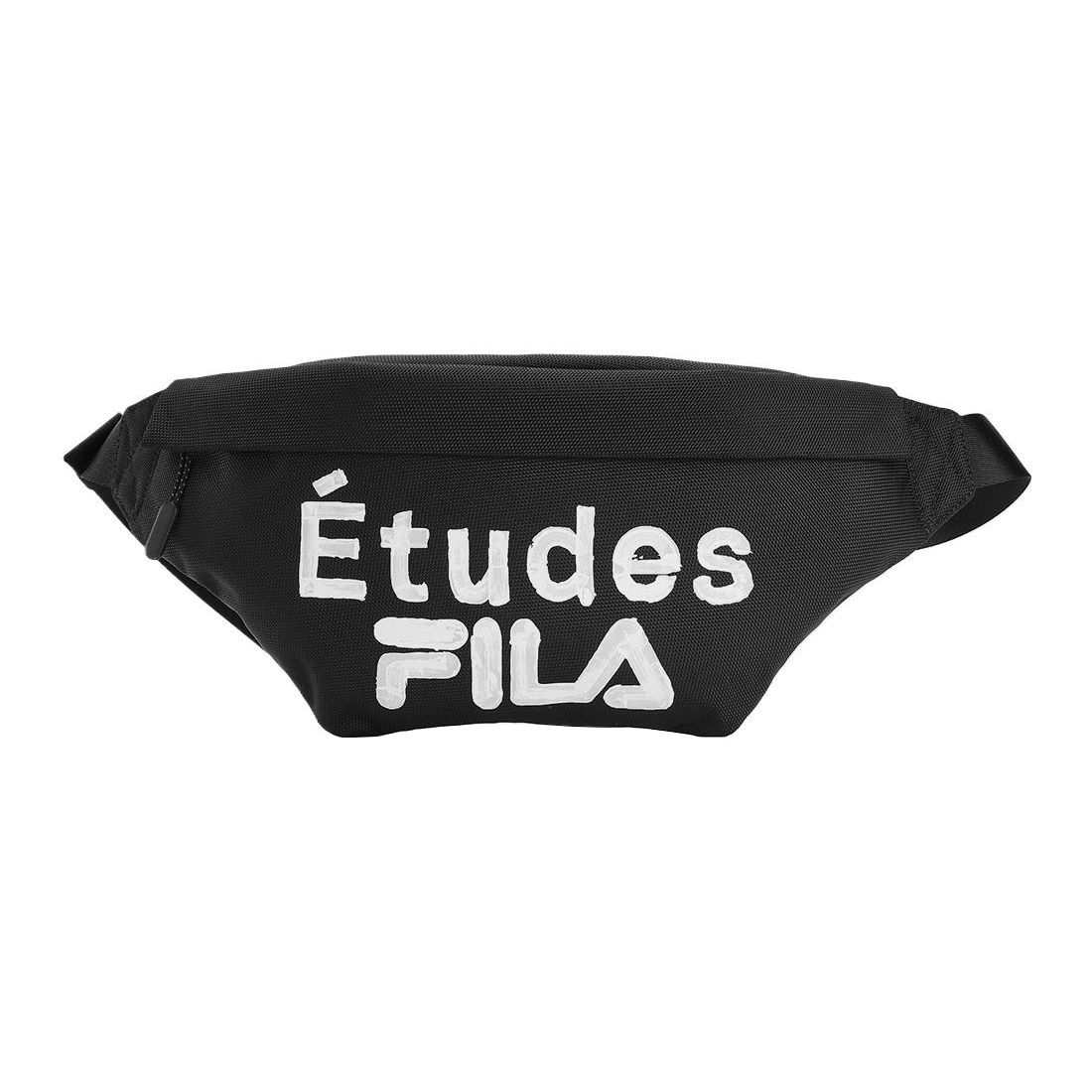 FILA X ETUDES Fashion Casual Fabric Chest Bag Men bags Black F13M346102FBK Black