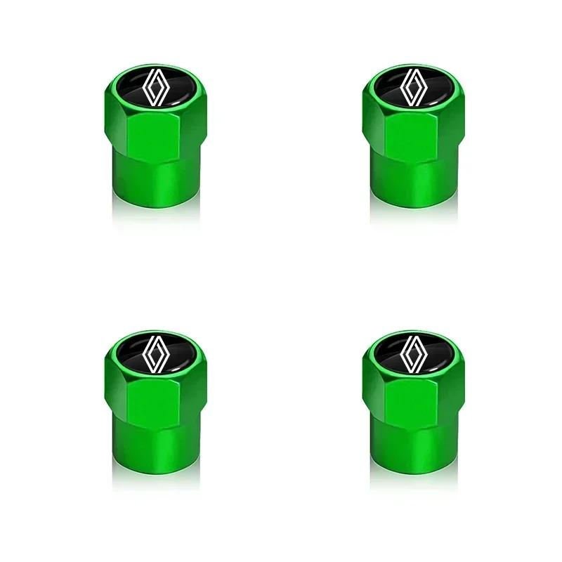 Hub Caps New 4Pcs Car Wheel Tire Valve Caps Air Stem Covers Accessories For Renault RS Megane 2 3 Twingo Clio Talisman Captur Tr