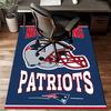 Tappeto Tappeto da Gioco per Tifosi New England Patriots, Tappetino per Camera da Letto Soggiorno Ingresso, Idea Arredo Casa Regalo per Natale Compleanno