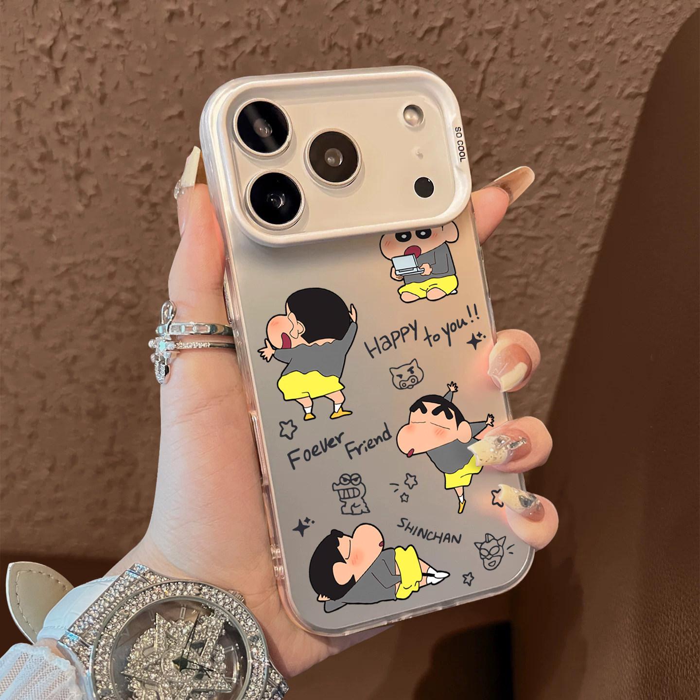 

Busy new application Apple 17/16 Pro cute fun iPhone phone case cartoon Apple 17promax