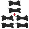 Einfarbige Flach geflochtene Schnürsenkel, Strapazierfähige Polyester Ersatzschnürsenkel, Modische Schnürsenkel für Sneaker, Sport- & Freizeitschuhe