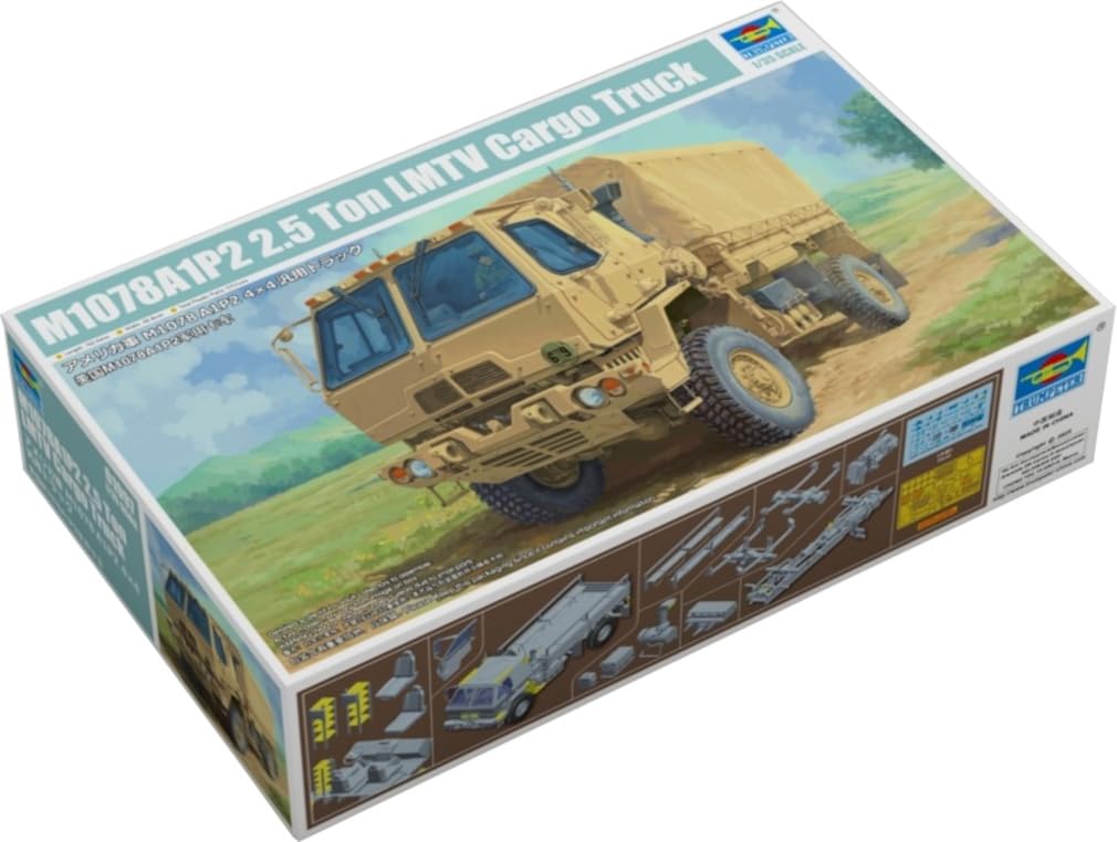 Trumpeter 1/35 Американский многоцелевой грузовик M1078A1P2 4x4 Пластиковая модель 01097 (Боевая машина)