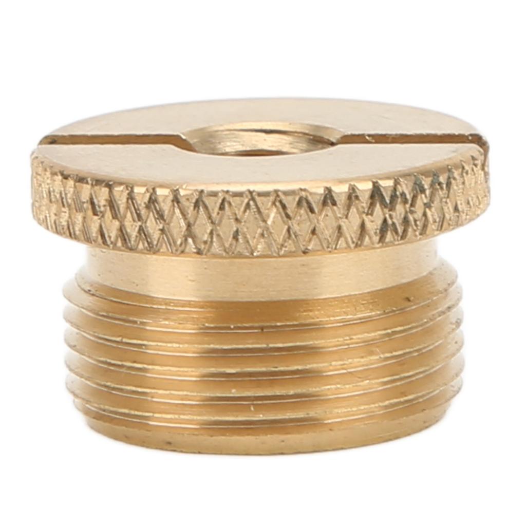 1/4 Female to 5/8 Male Screw Adapter   Anodizing Trtment Durbale Mic Thrd Adapter