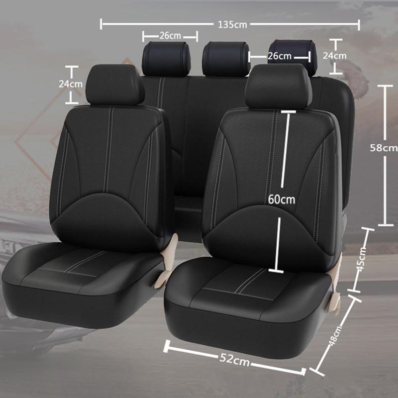 Universal PU Leather Car Seat Cover for All Seasons
