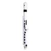 Nuvo Plastic Wind Instrument Flute C-Tuning jFlute 2.0 White/Black (Japan Exclusive Color) N220JFWB [Includes Dedicated Semi-Hard Case]