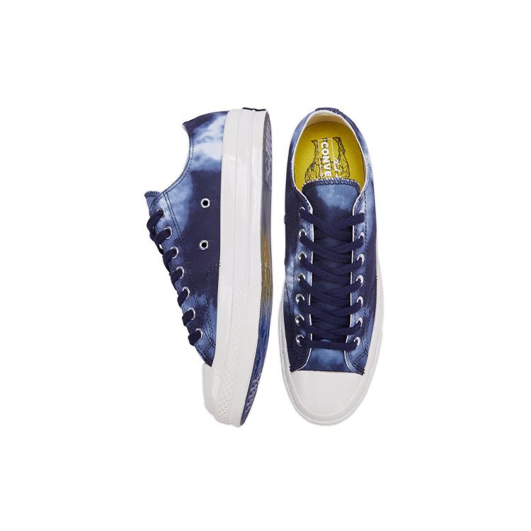 Converse Chuck 70 Casual Comfortable Low Top Canvas Shoes Unisex Sneakers Blue A03757C