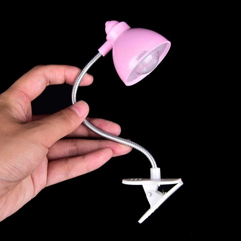 Steel Adjustable Clip on Book Reading LED Light Eye Protection Energy Saving Mini Bedside Table Lamp