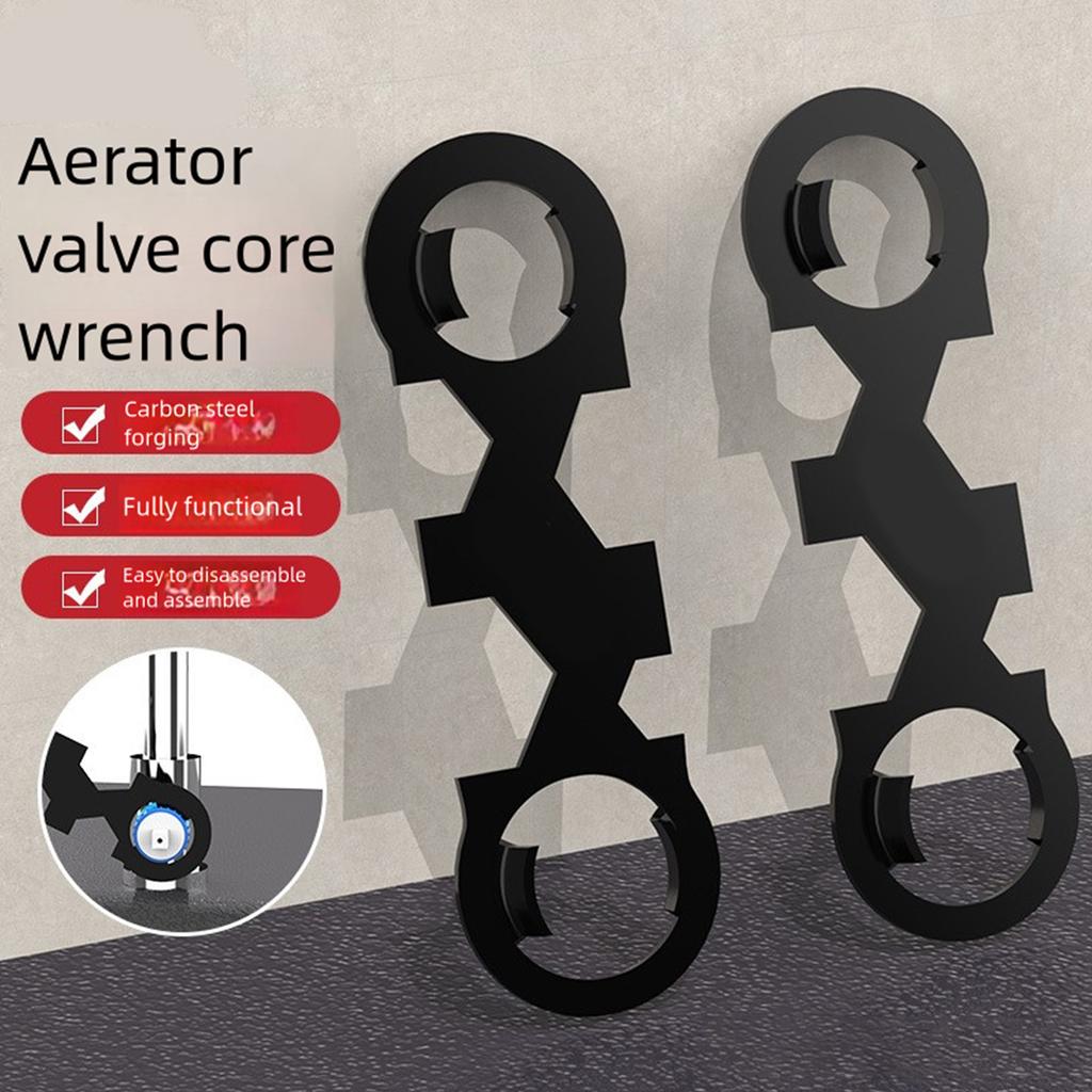 Faucet Aerators Removal Tool Various Stems Shower Lightweight Carbon Steel Build