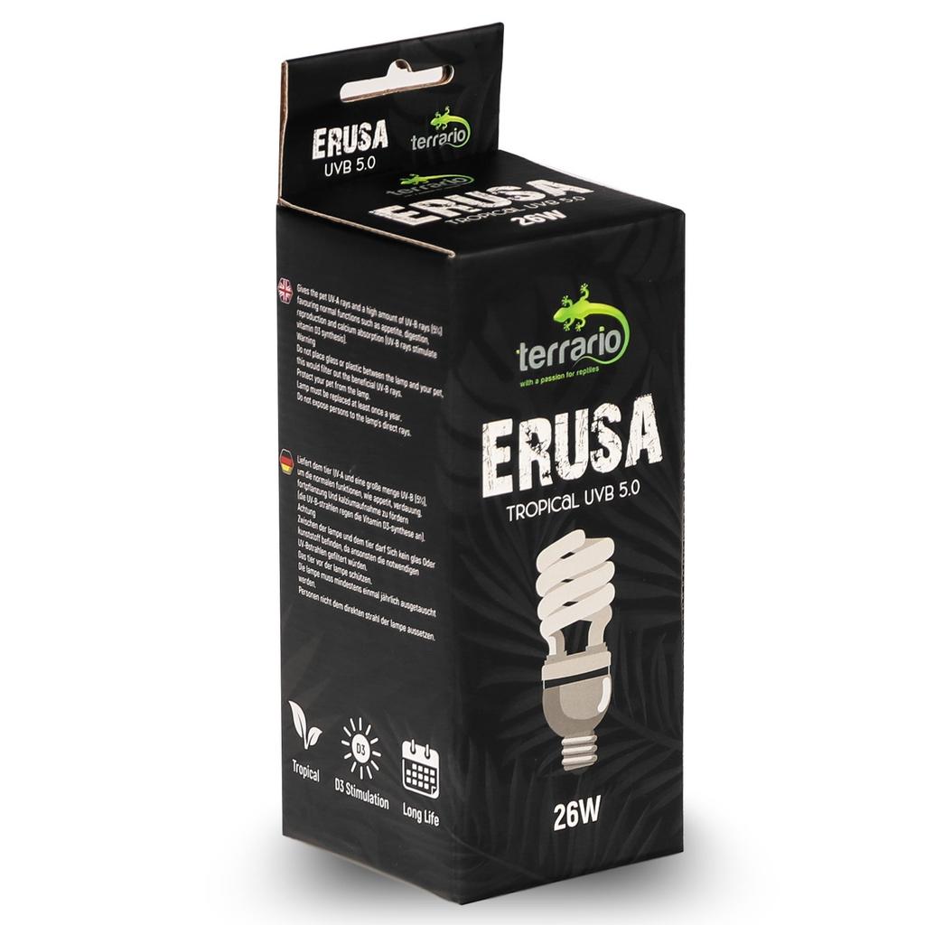 Uvb 5.0 Bulb for Tropical Terrarium Reptiles Amphibians 26W Spiral