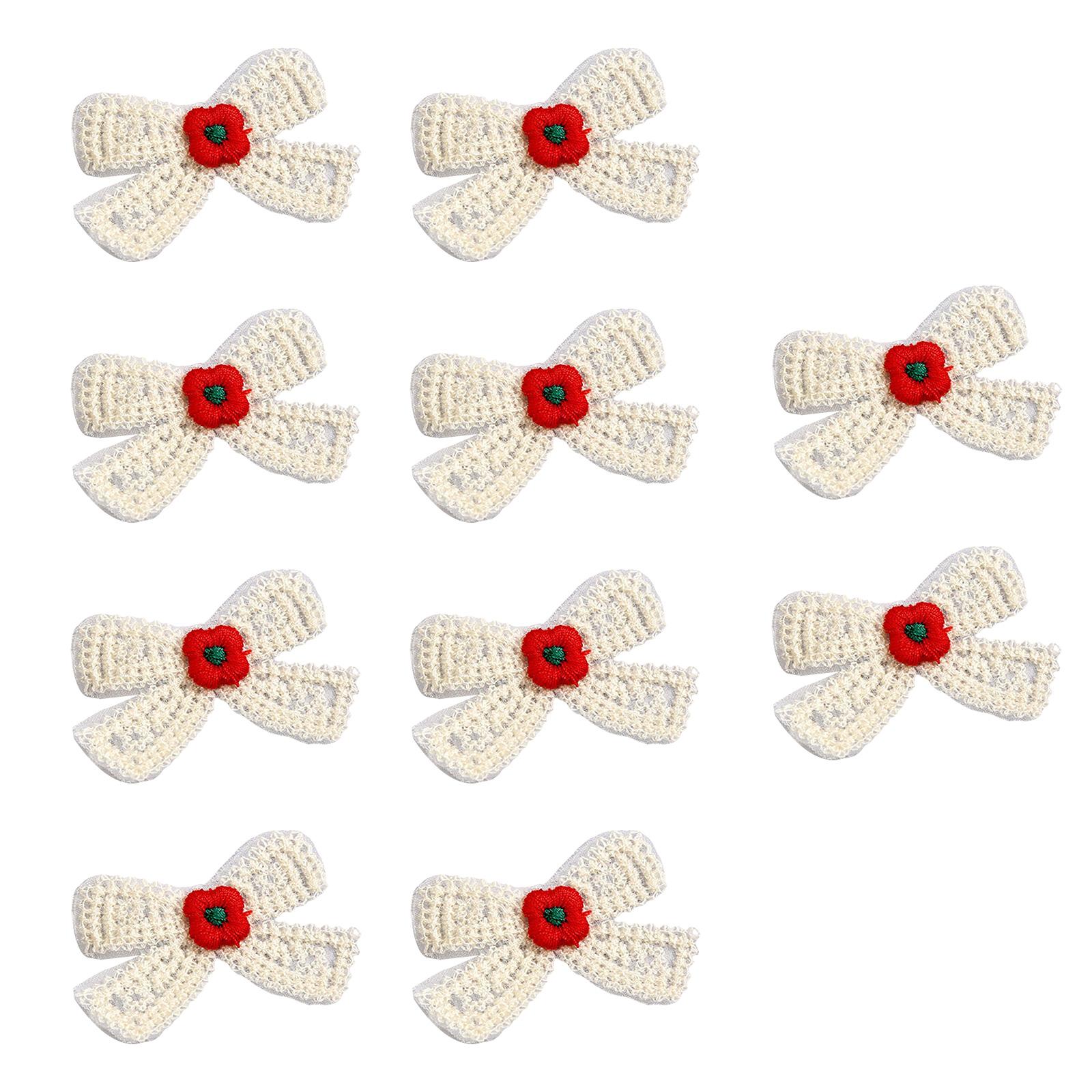 

Multiple Styles Hand Stitched Collar Unique Cherry Pattern Durability Appliques for Dress Decoration Wedding Attires