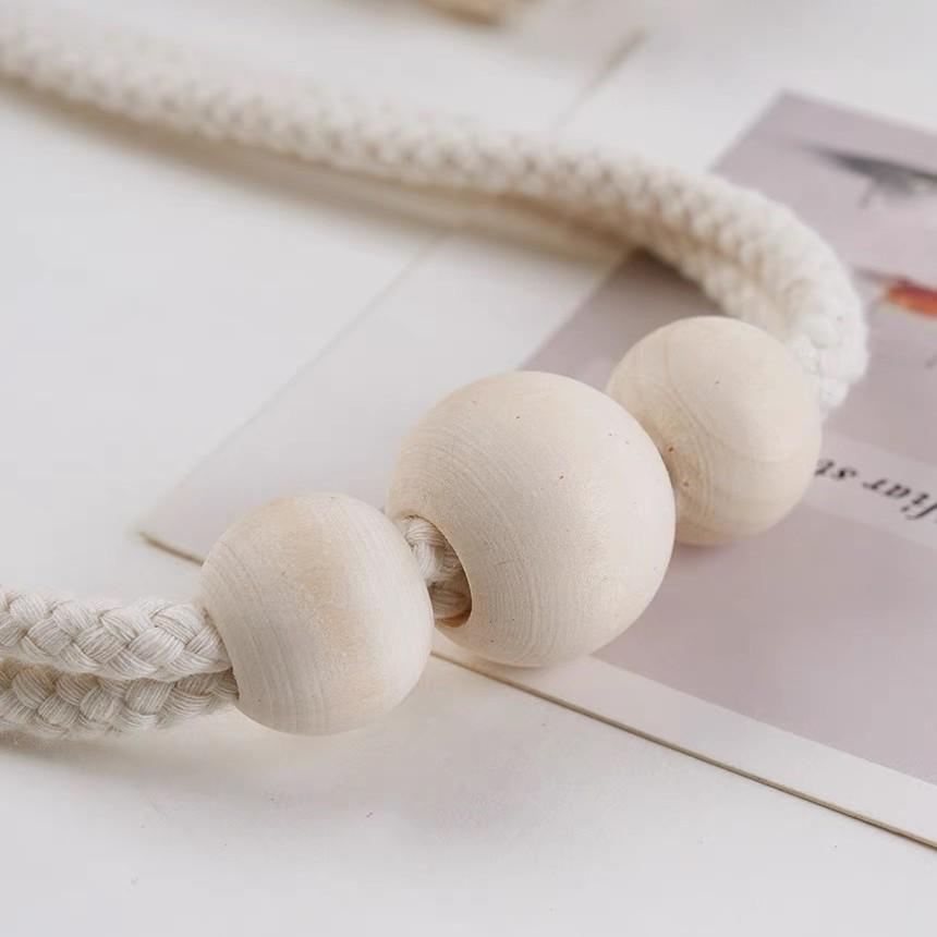 Nordic Magnetic Curtain Tiebacks with Tassel - Simple Cross-Border Decoration Rope