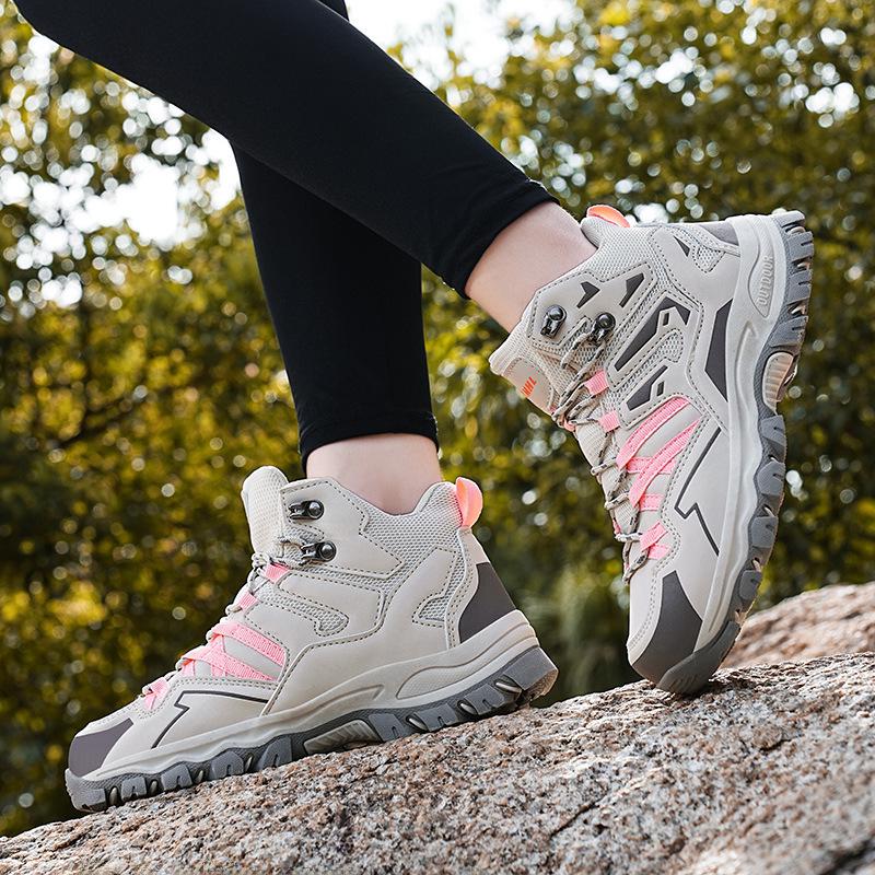 

2024 Autumn/Winter Unisex High-Top Climbing and Off-Road Hiking Sneakers 37 чорний
