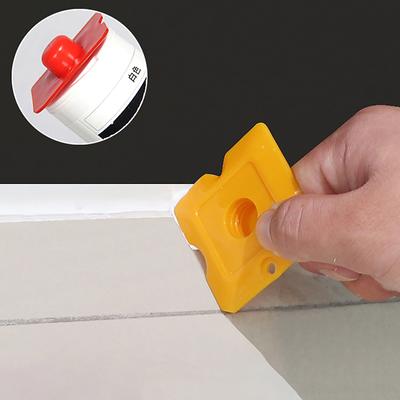 4Pcs Glass Cement Scraper Sealant Grout Remover Tool Home Finishing Caulking Tools Home Cleaning Hand Spatula Tool