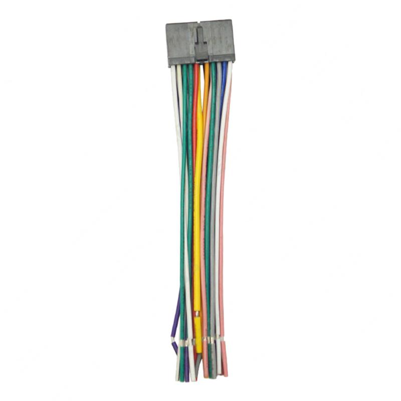 Car Radio Wire Harness 20pin Audio Wiring Adapter Cd Dvd Connector Cable T-plug Power Cord Modified