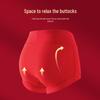 Tingmei Women's High Waist Tummy Control Seamless Red Briefs
